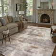 thumbnail image 1 of BERTHMEER 5'x7' Modern Abstract Area Rugs for Living Room Bedroom Dining Room Machine Washable non-slip, Taupe Multi, 1 of 7