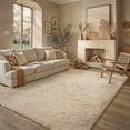 thumbnail image 1 of BERTHMEER 5'x7' Shag Area Rugs for Living Room Bedroom Dorm Office Laundry Modern Contemporary Plush Soft Carpets Indoor Fuzzy Fluffy Washable Rugs, Camel, 1 of 4