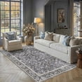 thumbnail image 1 of BERTHMEER 5'x7' Vintage Black Area Rugs for Living Room Bedroom Dining Room Farmhouse Traditional Oriental Rugs Machine Washable non-slip, 1 of 6