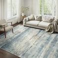 thumbnail image 1 of BERTHMEER 6'x9' Abstract Area Rugs for Living Room Bedroom Non Slip Washable Blue and Gold Throw Rugs Dorm Office Dining Room Farmhouse Modern Contemporary Carpets, 1 of 6