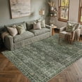 thumbnail image 1 of BERTHMEER 6'x9' Area Rugs for Living Room Bedroom Dining Room Office Oriental Vintage Farmhouse Machine Washable Non-slip Traditional Distressed Rugs Carpets, Green, 1 of 9