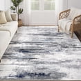 thumbnail image 1 of BERTHMEER 6'x9' Area Rugs for Living Room Bedroom Kitchen Rugs Non Slip Washable Abstract Blue and Gray Modern Dorm Office Dining Room Farmhouse Neutral Contemporary Carpet, 1 of 7