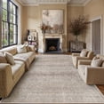 thumbnail image 1 of BERTHMEER 6'x9' Area Rugs for Living Room Bedroom Kitchen Rugs Office Dining Room Farmhouse Non Slip Vintage Traditional Oriental Distressed Washable Rugs Carpets,Beige, 1 of 5
