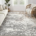 thumbnail image 1 of BERTHMEER 6'x9' Washable Area Rugs for Living Room Bedroom Kitchen Rugs Non Slip Gray Dorm Office Dining Room Farmhouse Gold Modern Abstract Contemporary Rugs, 1 of 6