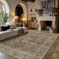 thumbnail image 1 of BERTHMEER 6'x9' Washable Area Rugs for Living Room Vintage Brown Bedroom Kitchen Rugs Non Slip Carpets Office Farmhouse Dorm Dining Room Oriental Traditional Distressed Rugs, 1 of 8