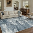 thumbnail image 1 of BERTHMEER 8'x10' Area Rugs for Living Room Bedroom Dining Room Modern Abstract Contemporary Large Rugs Non Slip Machine Washable Indoor Carpets,Deep Blue, 1 of 5