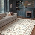 thumbnail image 1 of BERTHMEER 8'x10' Area Rugs for Living Room Dining Room Bedroom Farmhouse Vintage Oriental Traditional Machine Washable Non-slip Rugs Carpets,Multicolor, 1 of 7