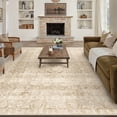 thumbnail image 1 of BERTHMEER 8'x10' Area Rugs for Living Room Vintage Beige Rugs for Bedroom Office Machine Washable Large Farmhouse Dining Room Oriental Carpets Non Slip Traditional Distressed Rugs, 1 of 7