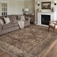 thumbnail image 1 of BERTHMEER 8'x10' Area Rugs for Living Room Vintage Red Carpets for Bedroom Office Machine Washable Large Farmhouse Dining Room Oriental Rugs Non Slip Traditional Distressed Rugs, 1 of 8