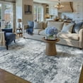 thumbnail image 1 of BERTHMEER 8'x10' Large Area Rugs Modern Abstract Rugs for Living Room Bedroom Dining Room Farmhouse Machine Washable Non-slip, Blue Multi, 1 of 7