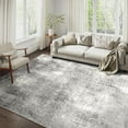 thumbnail image 1 of BERTHMEER 8'x10' Large Area Rugs Modern Abstract Rugs for Living Room Bedroom Dining Room Farmhouse Machine Washable Non-slip, Gray, 1 of 8