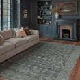 thumbnail image 1 of BERTHMEER 9'x12' Area Rugs for Living Room Bedroom Office Dining Room Farmhouse Oriental Traditional Distressed Large Washable Non Slip Rugs Carpets,Navy Blue, 1 of 5