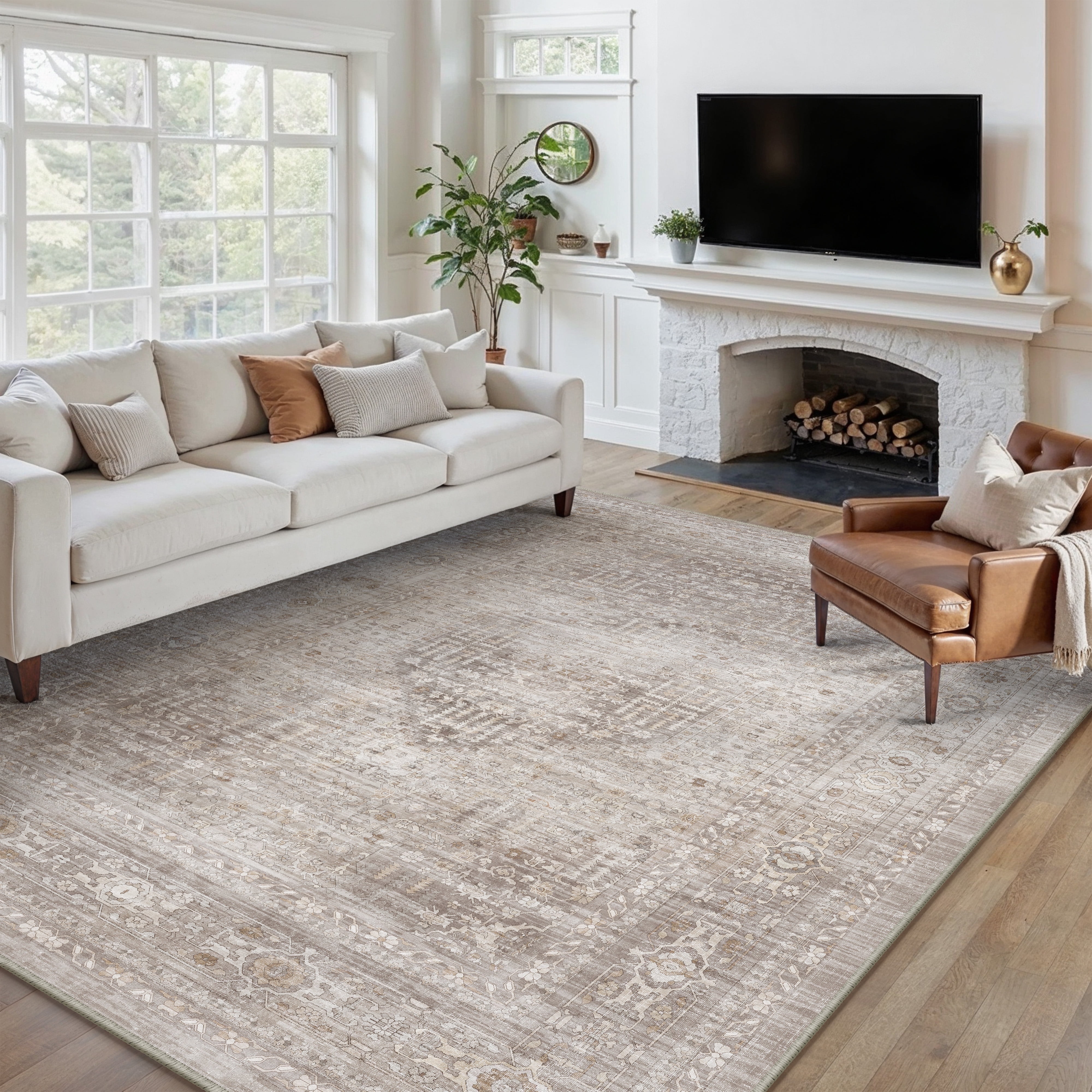 BERTHMEER 9'x12' Large Area Rugs for Living Room Bedroom Office Indoor ...