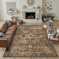thumbnail image 1 of BERTHMEER 9'x12' Area Rugs for Living Room Dining Room Bedroom Office Farmhouse Traditional Large Washable Non-slip Carpets,Red Brown, 1 of 6