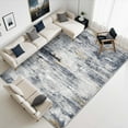 thumbnail image 1 of BERTHMEER 9'x12' Large Abstract Area Rug for Living Room Rugs Washable Indoor Non-Slip Contemporary Rugs for Farmhouse Kitchen Bedroom Dining Room,Blue&Gold, 1 of 7