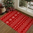 thumbnail image 1 of BERTHMEER Christmas 2'X3' Red Kitchen Rug for Kitchen Indoor Entrance Entryway Washable Non-slip Front Door Mat,Red, 1 of 6