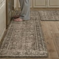 thumbnail image 1 of BERTHMEER Kitchen Rugs for Floor 2 Piece, 17.3"x30"+17.3"x47" Anti Fatigue Waterproof Brown Kitchen Mats, Non Slip Comfort Standing Mat Rug for Home, Sink, Laundry, Brown, 1 of 7