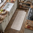 thumbnail image 1 of BERTHMEER Kitchen Rugs and Mats, 17.3"x59" Anti Fatigue Waterproof Brown Kitchen Mats, Non Slip Comfort Cushioned Standing Mat Rug for Home, Sink, Laundry, Light Brown, 1 of 7