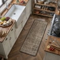 thumbnail image 1 of BERTHMEER Kitchen Rugs and Mats, 17.3"x59" Anti Fatigue Waterproof Brown Kitchen Mats, Non Slip Comfort Standing Mat Rug for Home, Sink, Laundry, Brown, 1 of 7