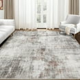 thumbnail image 1 of BERTHMEER Large 9'x12' Black Abstract Area Rug for Living Room Rugs,Washable Indoor Non-Slip Rugs for Farmhouse Kitchen Bedroom Dining Room, 1 of 9