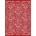 thumbnail image 1 of BERTHMEER Large Christmas Area Rugs 8'X10' Red Christmas for Living Room Bedroom Dining Room Washable Non Slip Rugs for Office Playroom Farmouse Carpets, 1 of 1