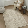 thumbnail image 1 of BERTHMEER Small Area Rugs 3'x5' for Bathroom Kitchen Bedroom Entryway Rugs Non Slip Washable Vintage Beige Carpets Oriental Dorm Office Entrance Traditional Distressed Carpets, 1 of 6