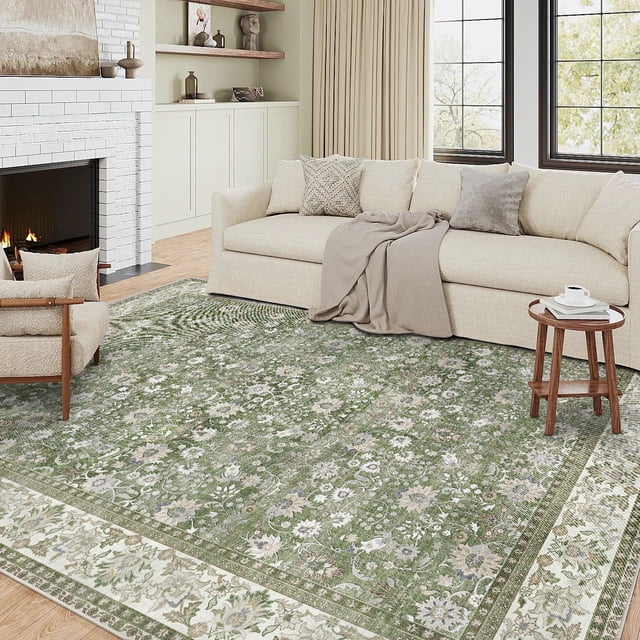 BERTHMEER Vintage Large Area Rugs 8’x10' Clearance for Living Room