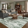 thumbnail image 1 of BERTHMEER Washable Rugs 5'x7' Area Rugs for Living Room Bedroom Kitchen Rugs Non Slip Abstract Green Modern Dorm Office Farmhouse Dining Room Contemporary Throw Rugs, 1 of 7