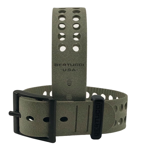 BERTUCCI Tridura Ultra-Duty Durable Watch Band, 22 mm - Foliage Vented 32V