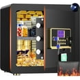 thumbnail image 1 of JEENY FRIDA 2.5 Cuft Safe Box, Digital Keypad Home Security Safe With Fireproof Waterproof Bag & Adjustable Shelf, 1 of 11