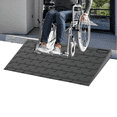 thumbnail image 1 of BESEA 2.5" inch Threshold Ramp Rubber Wheelchair Ramp, No-Slip Surface 3500 Lbs Load Capacity for Home Doorways Driveways Curb, 1 of 7