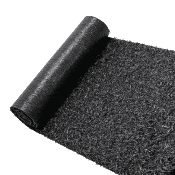 BESEA 6ft x 2ft Recycled Rubber Mulch Mat, Narrow Rubber Garden Strip for Landscaping, Tree Rings, Pathway Edging, Weed Barrier, Eco-Friendly Ground Cover, Easy to Cut & Install