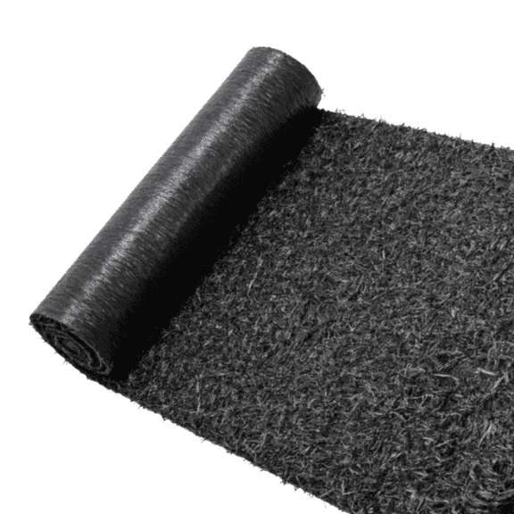 BESEA 6ft x 2ft Recycled Rubber Mulch Mat, Narrow Rubber Garden Strip for Landscaping, Tree Rings, Pathway Edging, Weed Barrier, Eco-Friendly Ground Cover, Easy to Cut & Install