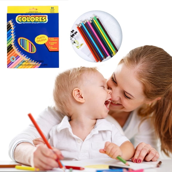 BESEW7 24 Color Oil Pastels Set for Adult Coloring Books No Bleeding Markers Drawing Pencils Art Supplies Sketching Shading for Artists
