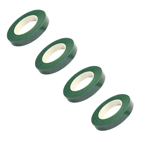 BESEW7 30M Garden Tie Tape for Plants, Waterproof Floral Tape for Climbing Plants, Garden Stakes for Indoor Outdoor Vines and Monstera Plant Support Mint Green 4 Pack