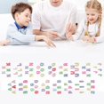 thumbnail image 1 of BESEW7 Acrylic Iridescent Chunky Alphabet Beads Big Hole Letter Beads for Jewelry Making Paracord Bracelets Keychain Crafts DIY Gifts 5PC A, 1 of 9