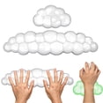 thumbnail image 1 of BESEW7 Cloud Wrist Rest, Gel Keyboard Wrist Support, Wrist Pad for Keyboard and Mouse, 2 Pack Ergonomic Desk Accessories, White, 1 of 9