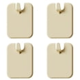thumbnail image 1 of BESEW7 Damage Free Wall Hooks Adhesive, Hooks for Hanging Heavy Items Without Nails, Picture Hanging Hooks for Shower Hooks Curtain Hooks Home Decor Beige 4 Pack, 1 of 9