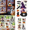 thumbnail image 1 of BESEW7 Halloween Decals Stickers, Static Window Cling Decorations for Haunted House Party Supplies, Removable Wall Art for Modern Farmhouse Thanksgiving Fall Decor, 1 of 8