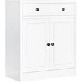 thumbnail image 1 of BESFUR Metal Storage Cabinet with Doors and 1 Drawer, 32” Garage Cabinet for Classroom, Home and Office - White, 1 of 10