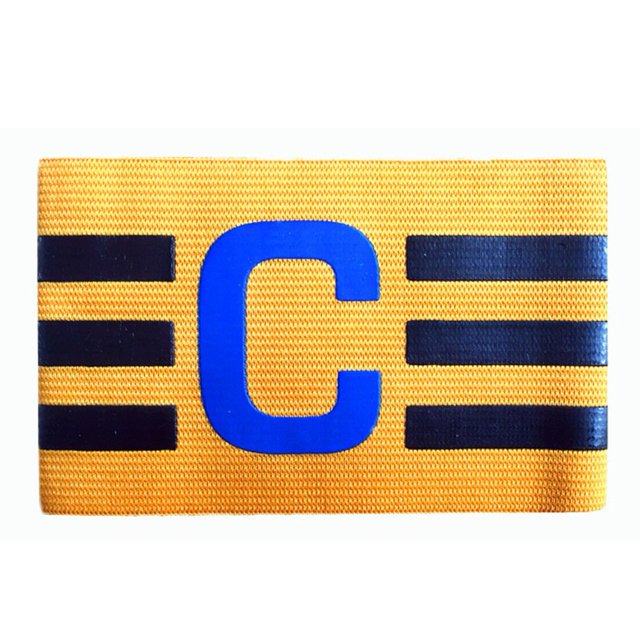 BESHOM 1PC Football Soccer Sports Fluorescent Captain Armband, Yellow