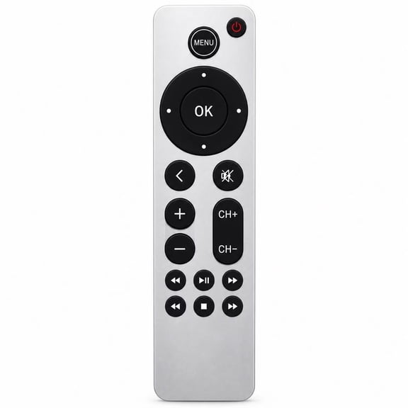 BESIA NEW Universal Replacement Remote for Apple TV 4K/ HD, A2843 A2737 A2169 A1842 A1625 A1427 A1469 A1378 (No Voice), Compatible with Samsung, LG, Sony, Westinghouse, Insignia, Vizio, Toshiba TVs