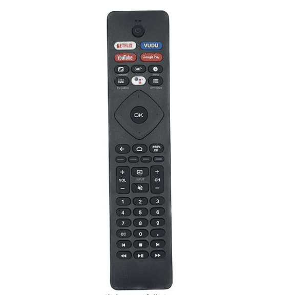 BESIA New NH800UP Remote Control for Philips TV Remote Replacement for All Philips Smart TV Remote IR Remote for Philips Android LED LCD 4K Smart TV Wr 4 Shortcut Hotkeys