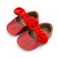 thumbnail image 1 of BESLY 0-18M Toddler Baby Girls Princess Leather Shoes Infant Moccasins Bow Wedding Dress Shoes, 1 of 5