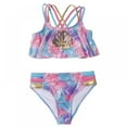 thumbnail image 1 of BESLY 3-14Years Toddler/Big Girls' Two-Piece Bikini Swimsuit Child Bathing Suit, 1 of 8