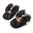 thumbnail image 1 of BESLY Baby Newborn Girl Princess Shoes Moccasins Premium Lightweight Soft Sole Crib Shoes Toddler Shoes, 1 of 5