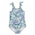 thumbnail image 1 of BESLY One Piece Swimsuit for Girls Ruffle Bathing Suit Girls Swimwear Print, 1 of 4