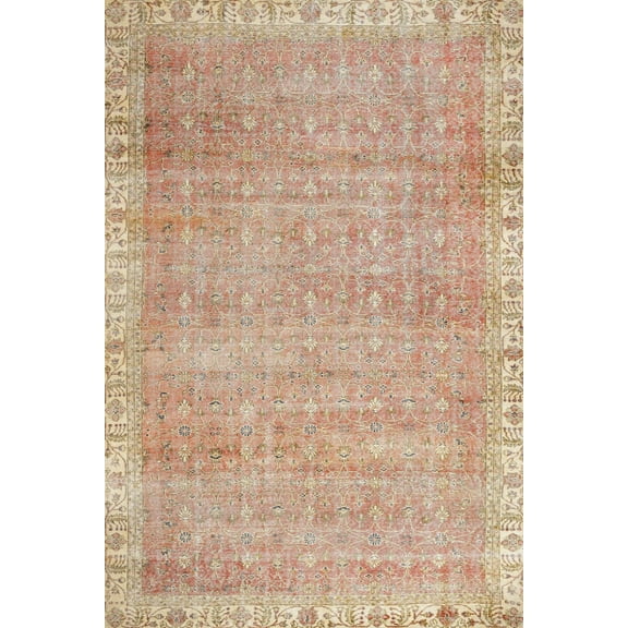 Red Framed Area Rugs for Living Room Washable Rugs Boho Moroccan Area Rug Soft Neutral Geometric Bohemian Carpet Distressed Indoor Rug for Bedroom Dining Room Office Foldable Nonslip Rug