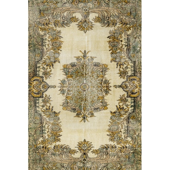 Green Oriental Area Rugs for Living Room Washable Rugs Boho Moroccan Area Rug Soft Neutral Geometric Bohemian Carpet Distressed Indoor Rug for Bedroom Dining Room Office Foldable Nonslip Rug