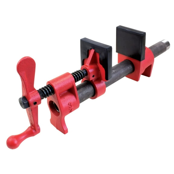 BESSEY PC34-2, 3/4 In. Traditional Style Pipe Clamps - Incredibly Versatile, Easy To Assemble, Indespensable Workshop Clamp For Woodworking, Carpentry, Home Improvement, and DIY Projects